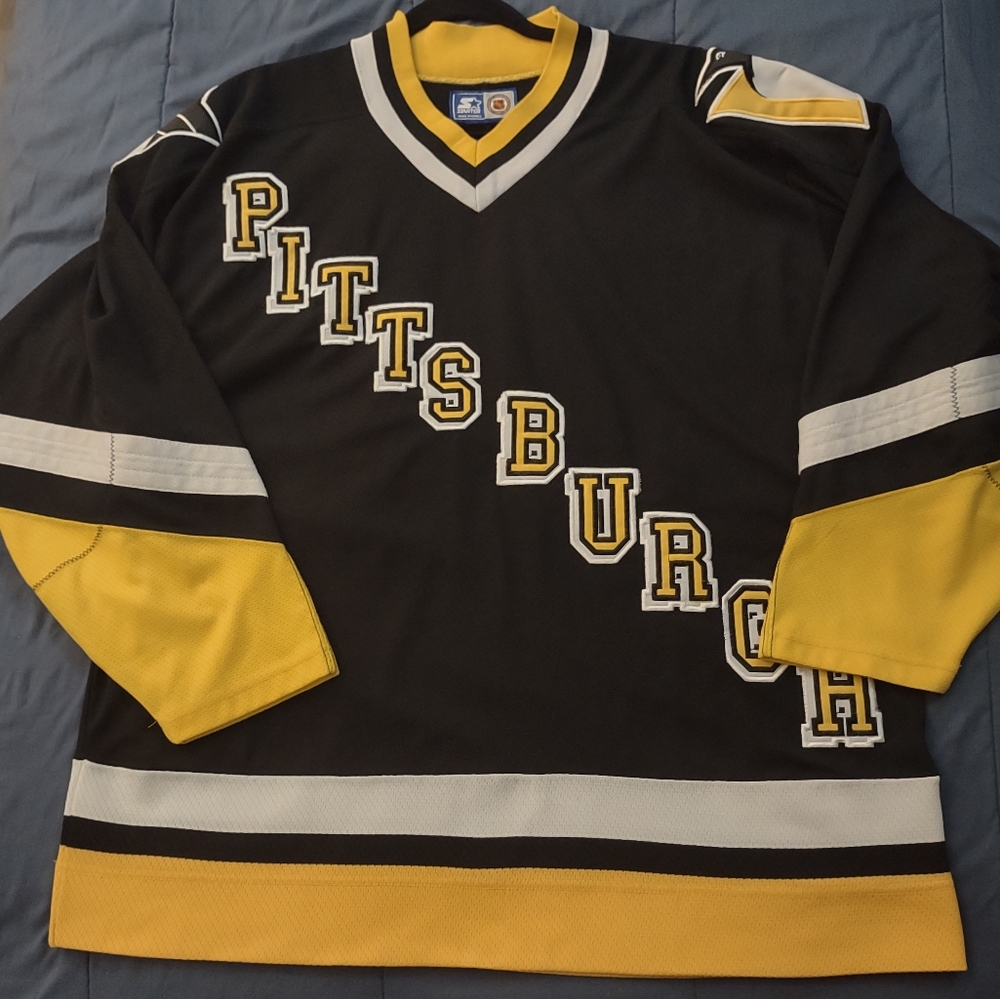 Starter Vintage Pittsburgh Penguins NHL Hockey Jersey XL